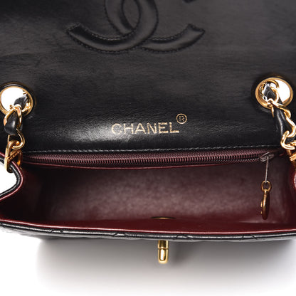 Chanel Lambskin Quilted Mini Square Flap Black 7 of 10