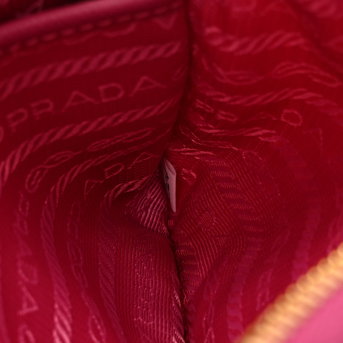 Prada Tessuto Nylon Saffiano Mini Camera Crossbody Fuxia 8 of 11