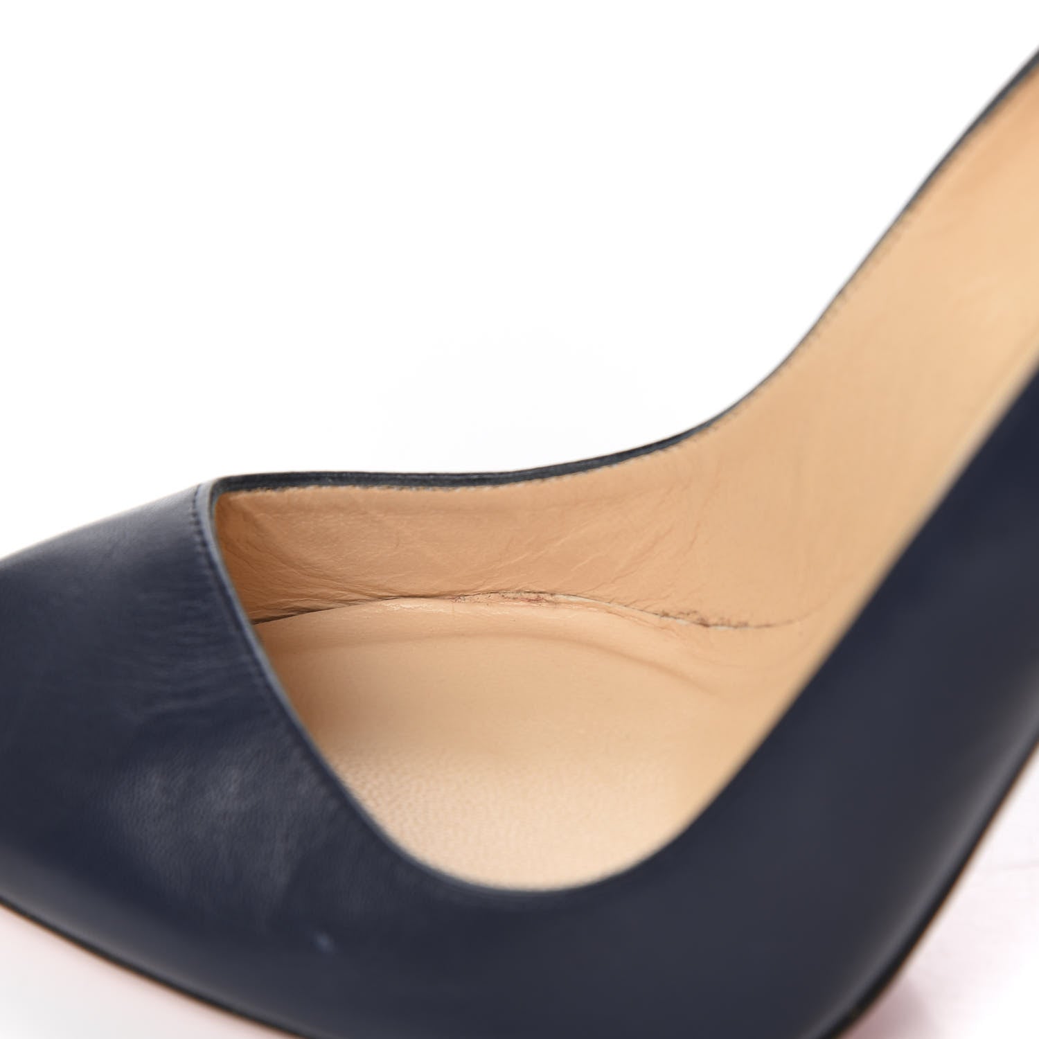 Christian Louboutin Jazz Calfskin Corneille 100 Pumps 37 Eclipse 9 of 10