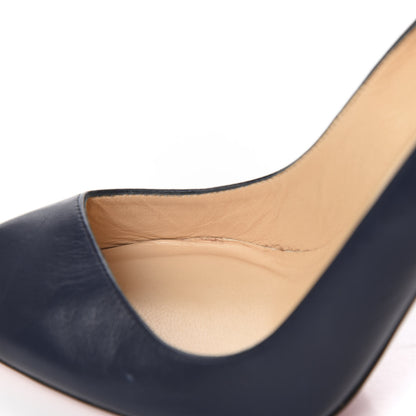 Christian Louboutin Jazz Calfskin Corneille 100 Pumps 37 Eclipse 9 of 10