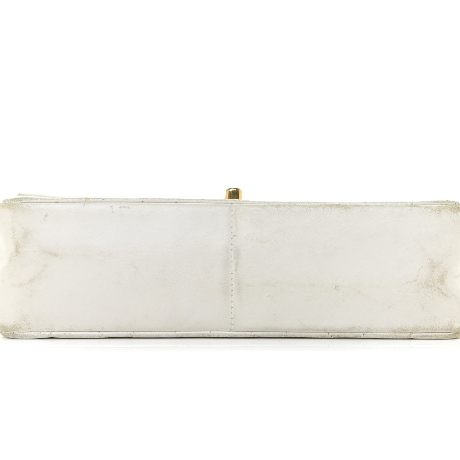 Chanel Lambskin Quilted Medium Single Flap White 19 of 23