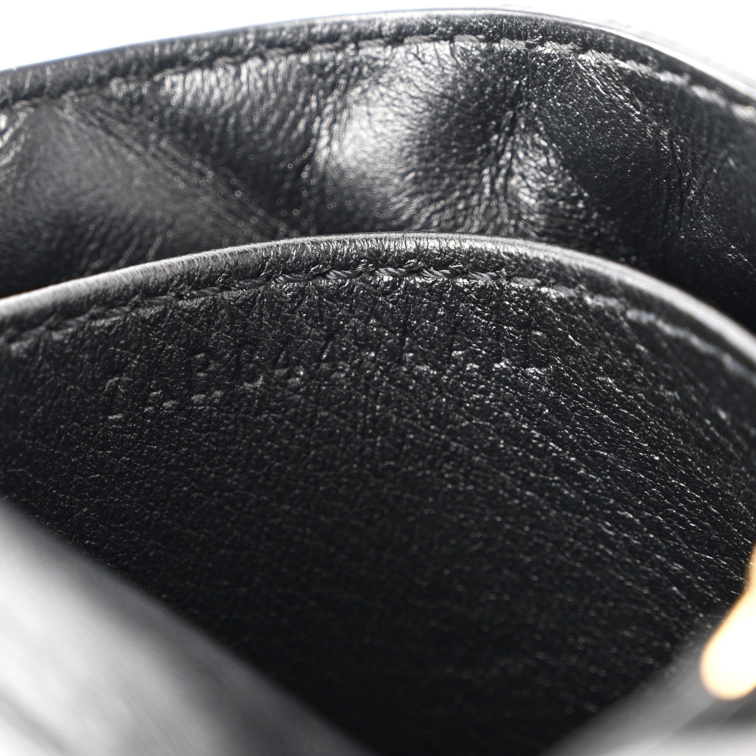 Fendi Nappa Matisse FF Embossed Nano Baguette Charm Black 7 of 13