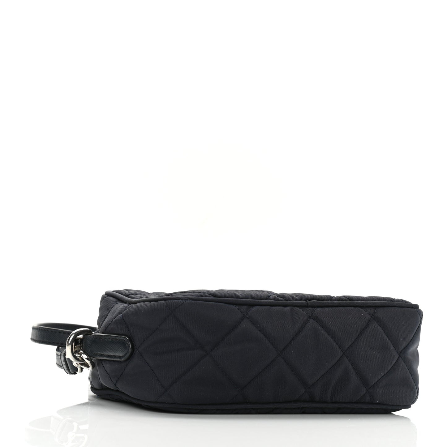 Nylon Tessuto Impuntu Quilted Crossbody Bag Baltico
