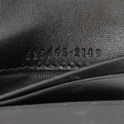 Gucci Calfskin Matelasse GG Marmont Mini Wallet On Chain Black 8 of 11