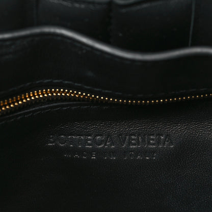 Bottega Veneta Lambskin Maxi Intreccio Padded Chain Cassette Crossbody Bag Black 6 of 10