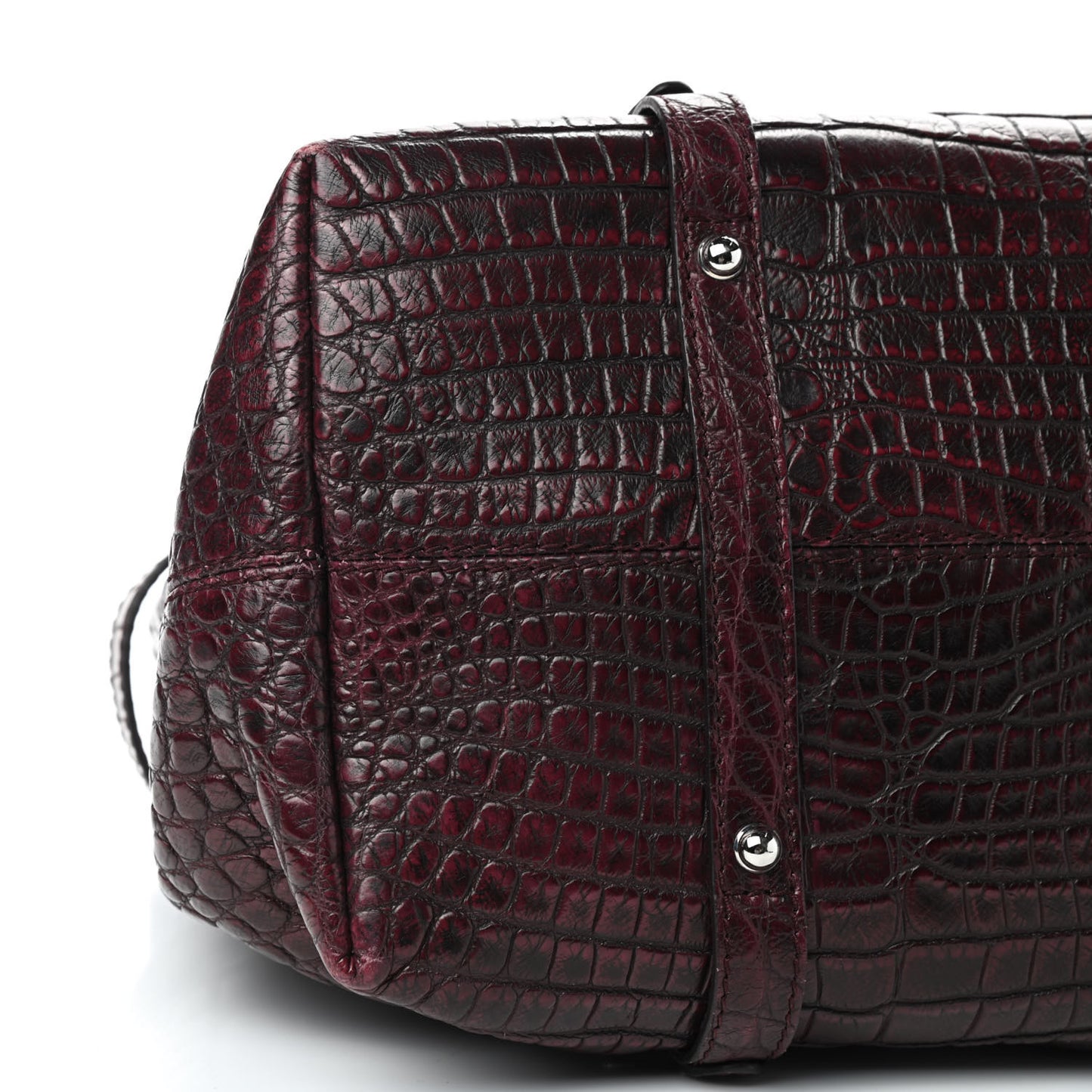 Crocodile Shoulder Bag Red