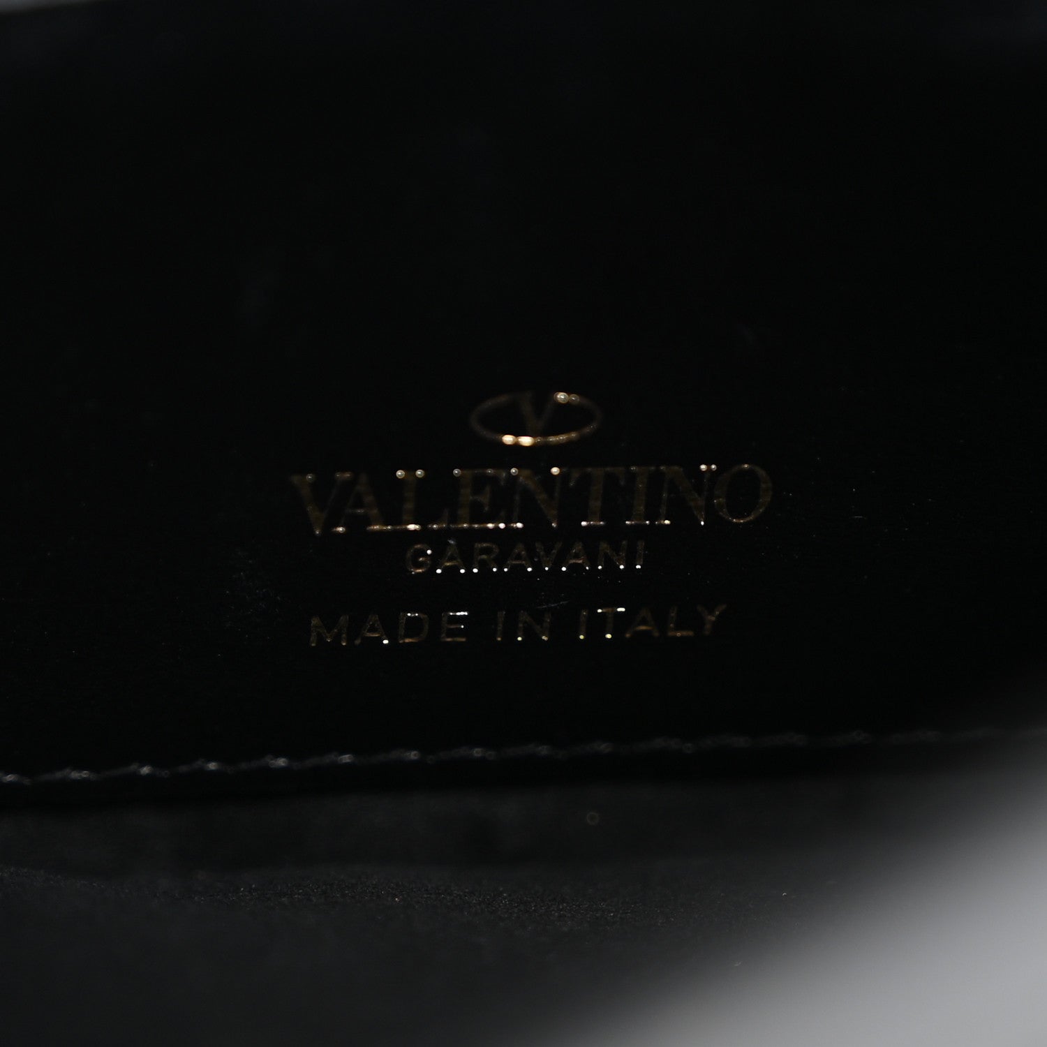 Valentino Garavani Vitello Medium Rockstud Envelope Flat Wristlet Pouch Black 6 of 10