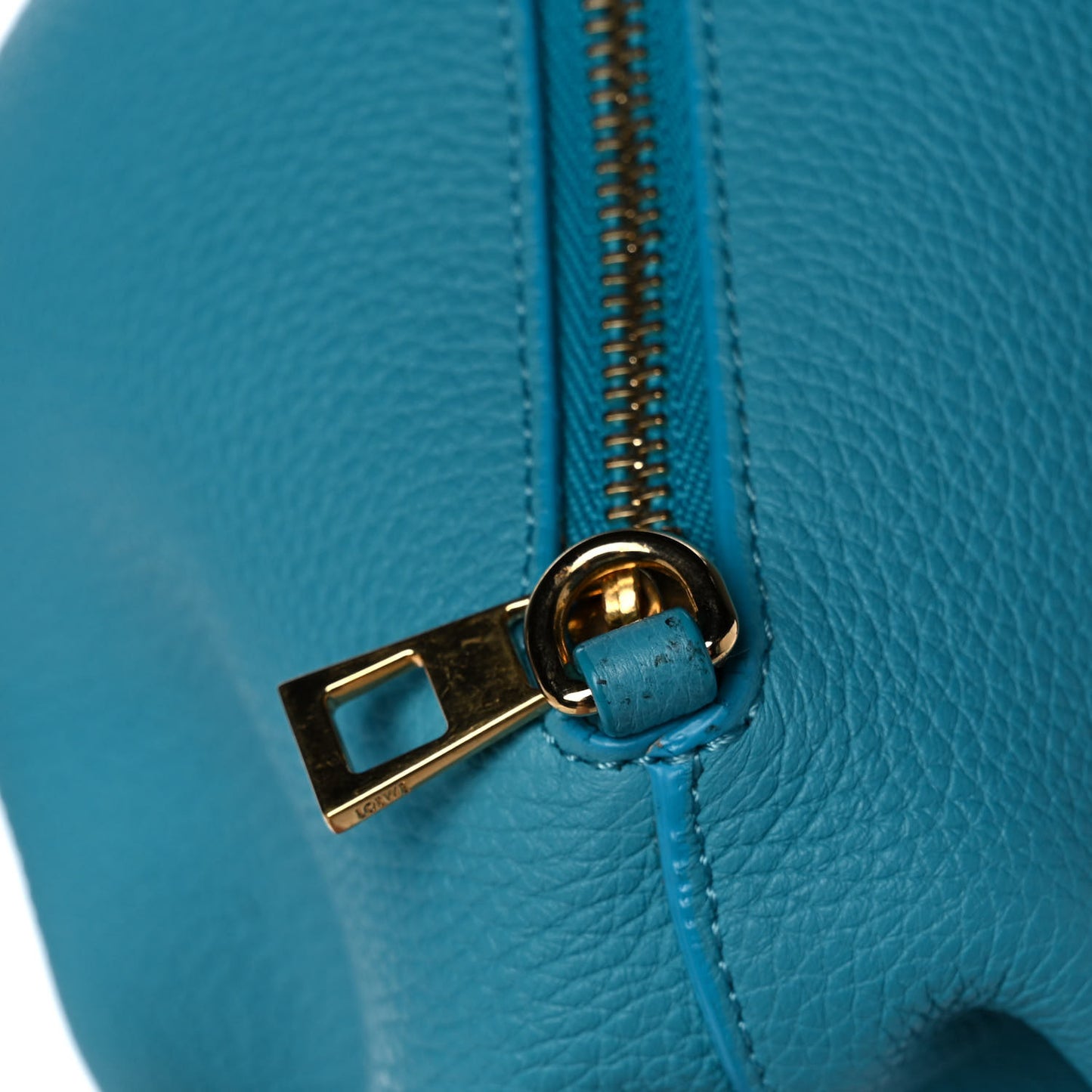 Calfskin Mini Elephant Crossbody Bag Turquoise