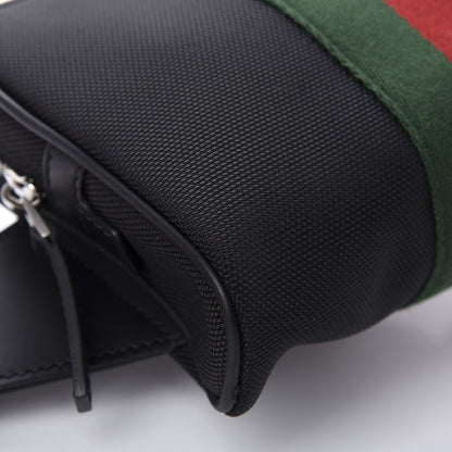 Gucci Canvas Web Slim Belt Bag Black 6 of 10