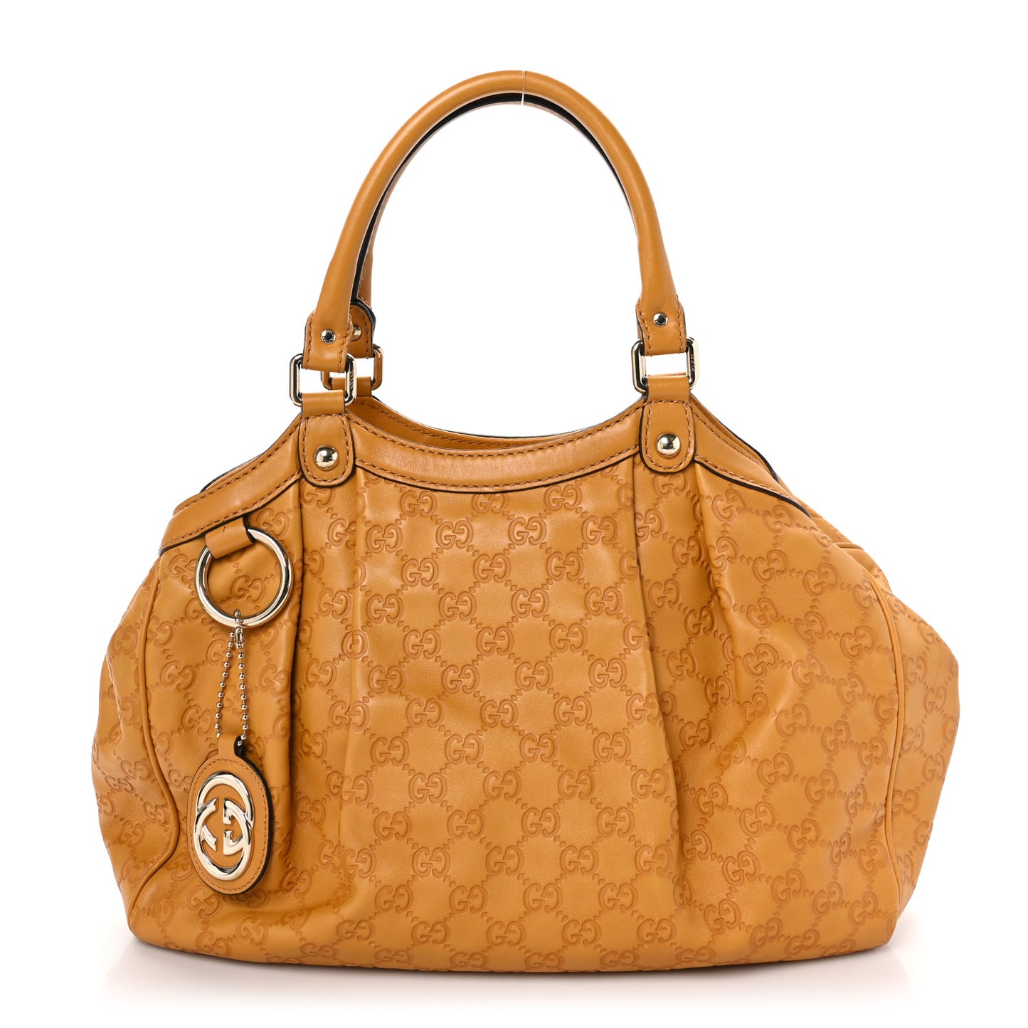 Guccissima Medium Sukey Tote Yellow