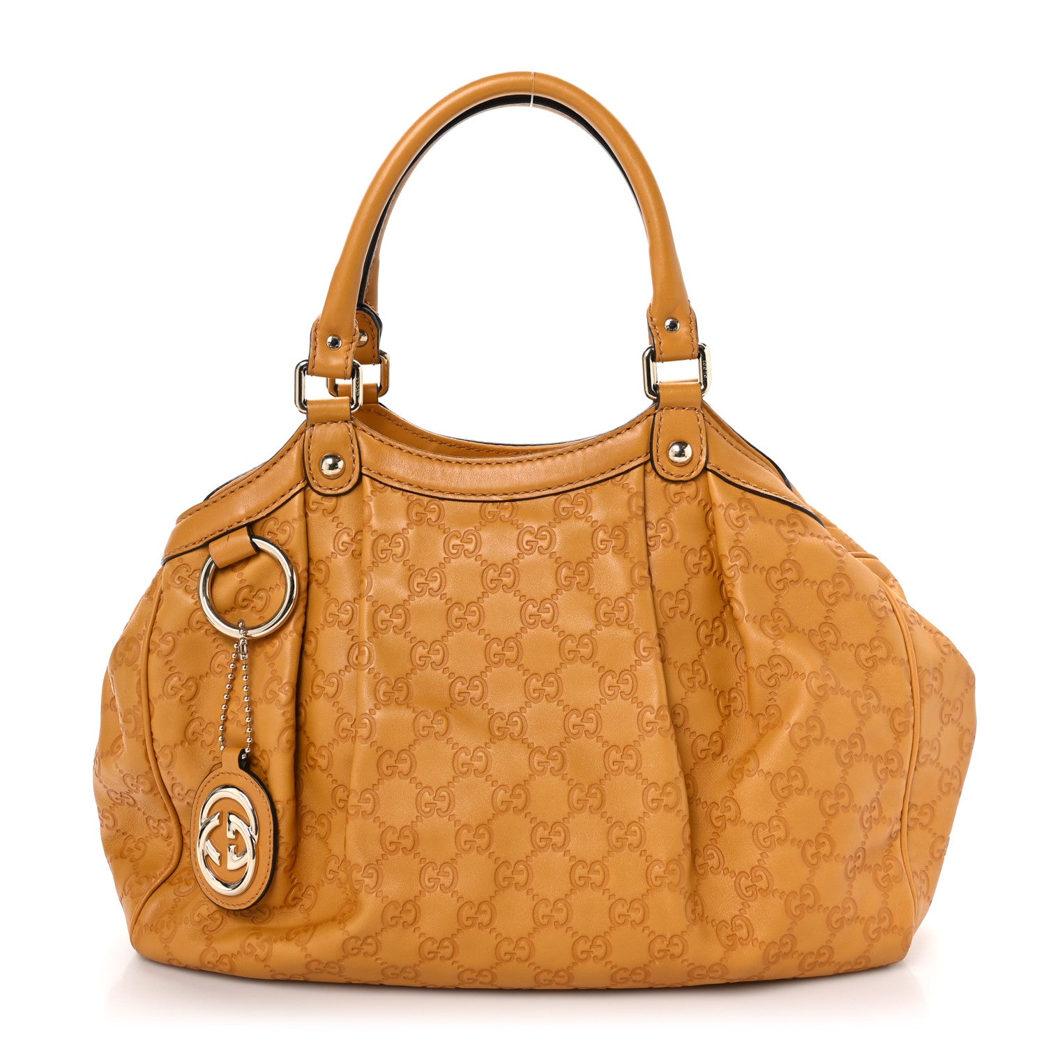 Gucci Guccissima Medium Sukey Tote Yellow 1 of 10