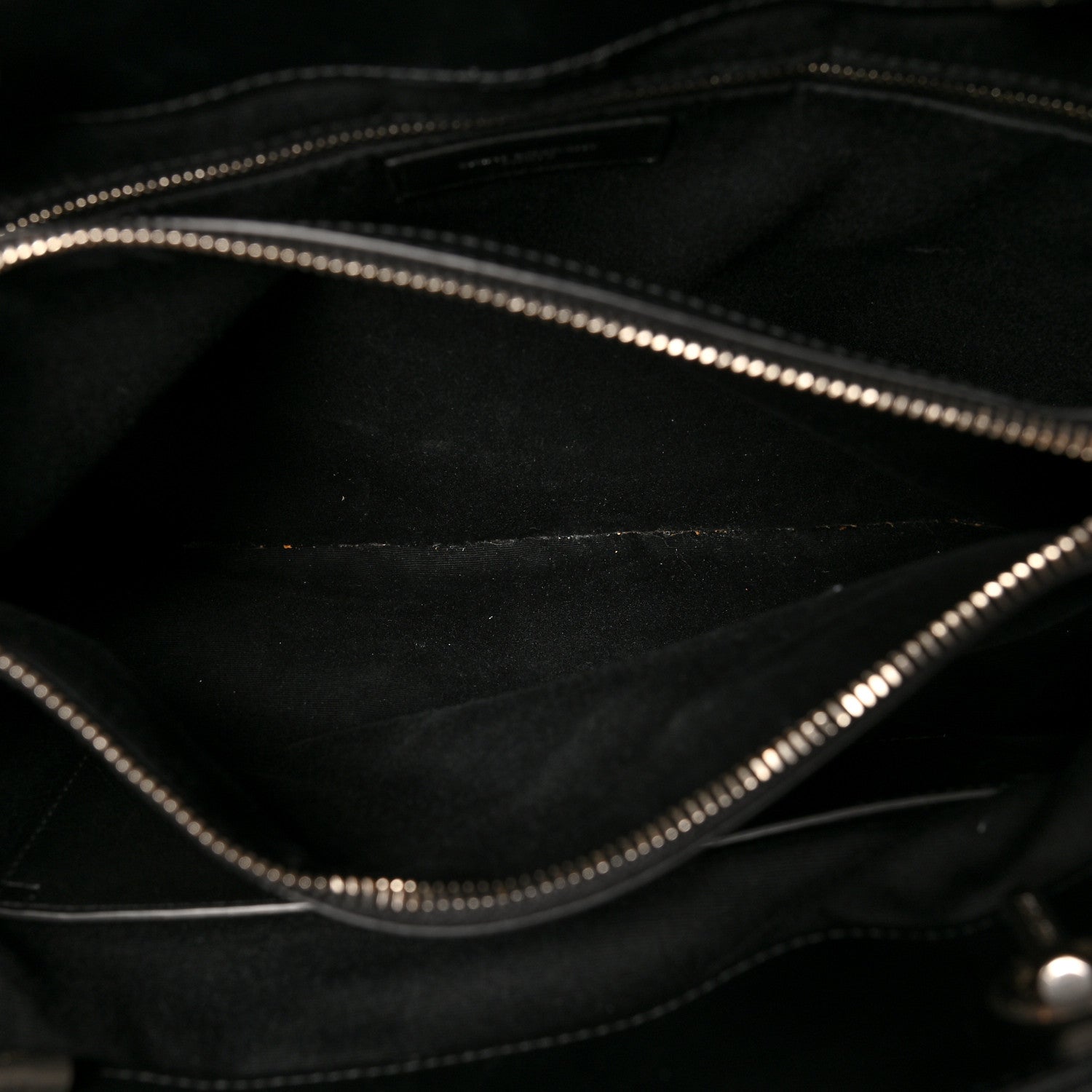 Saint Laurent Calfskin Y Quilted Monogram Large Loulou Shopper Black 7 of 16