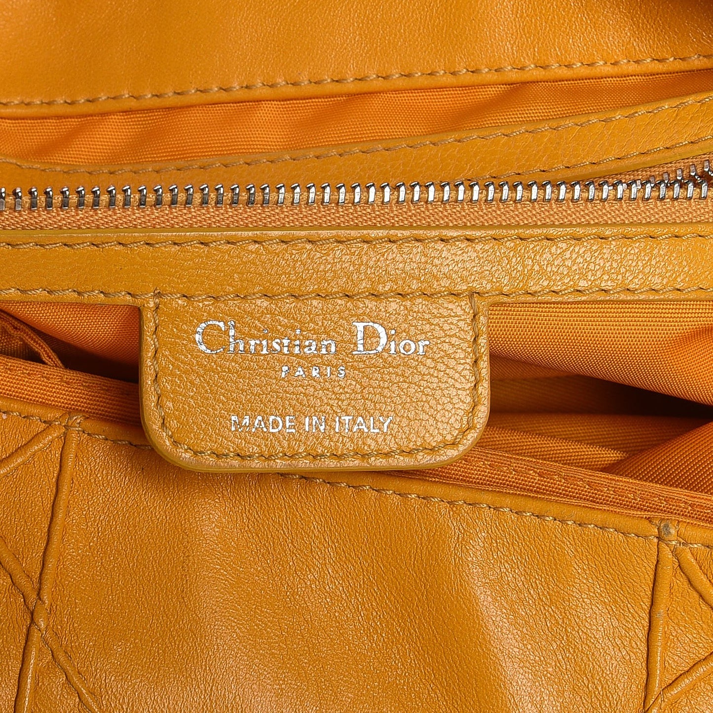 Lambskin Cannage Ruffle New Lock Flap Yellow