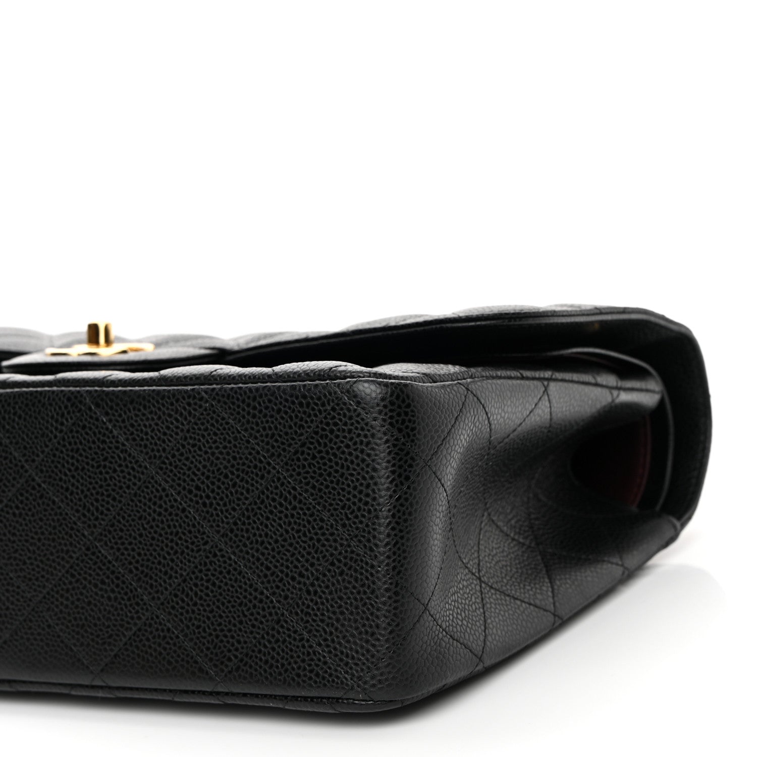 Chanel Caviar Quilted Jumbo Double Flap Black 10 of 10