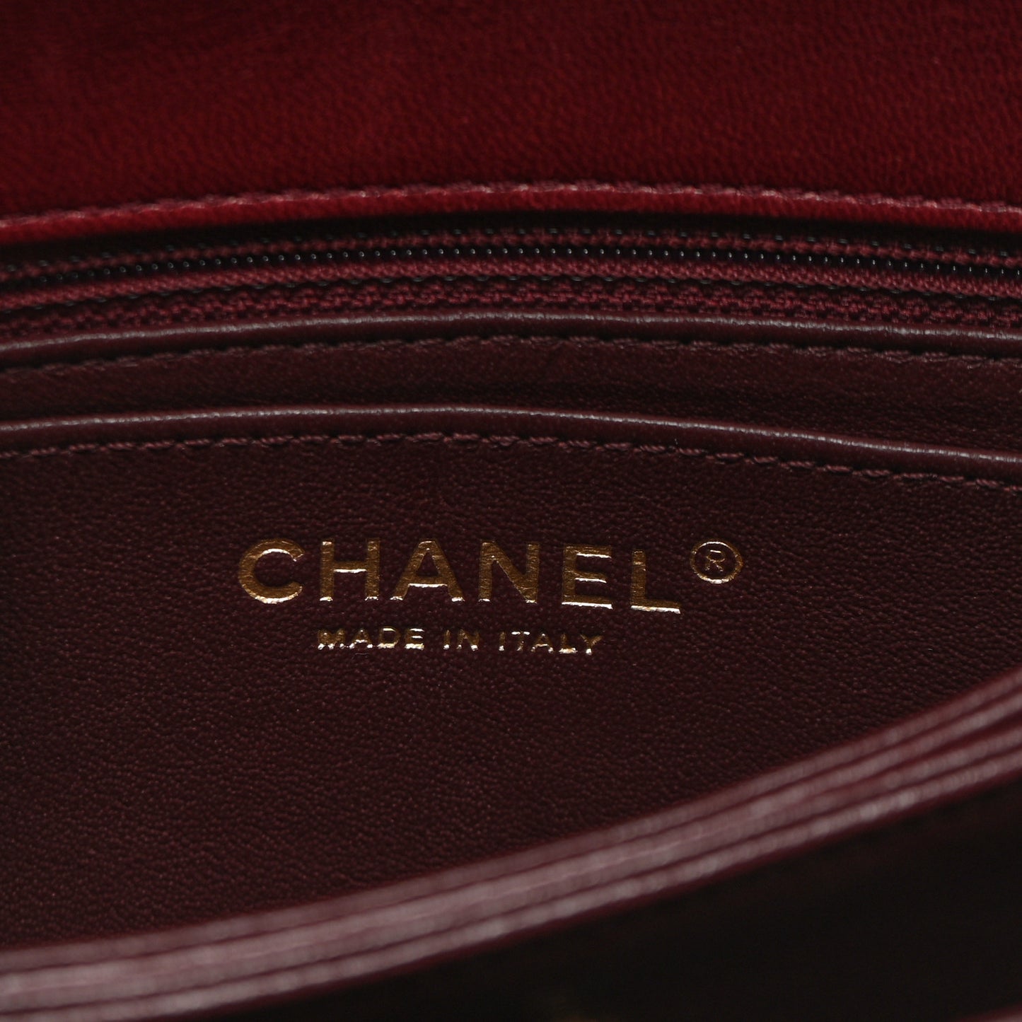 Lambskin Quilted Jumbo Coco Vintage Flap Burgundy