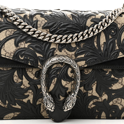 Gucci GG Supreme Monogram Arabesque Small Dionysus Shoulder Bag Black 5 of 13
