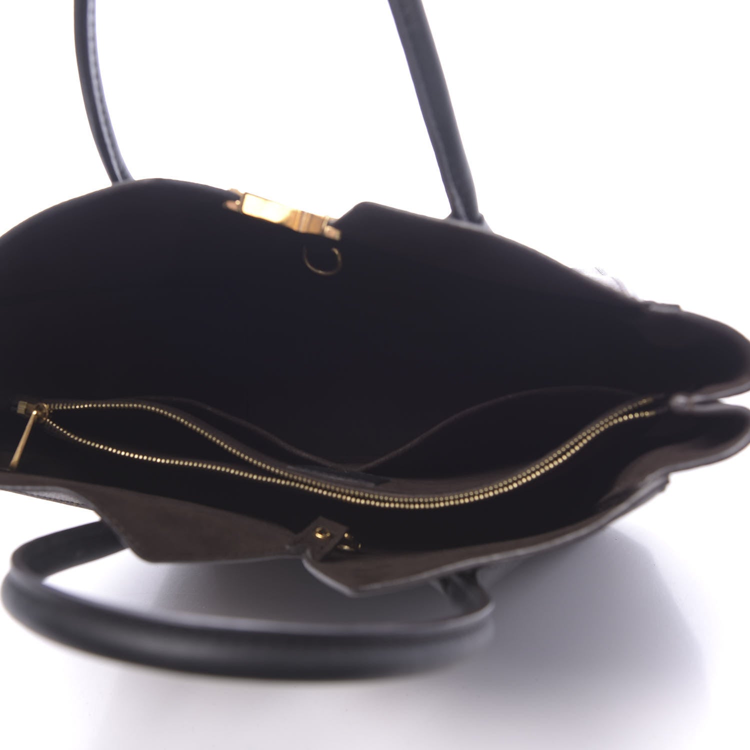 Louis Vuitton Calfskin Monogram Kimono Tote PM Black 4 of 8