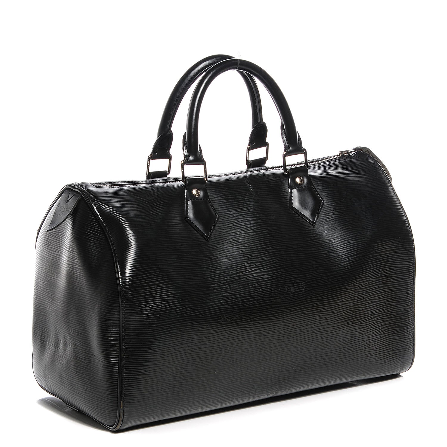 Louis Vuitton Epi Speedy 30 Black 3 of 7