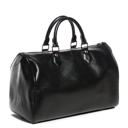 Louis Vuitton Epi Speedy 30 Black 3 of 7