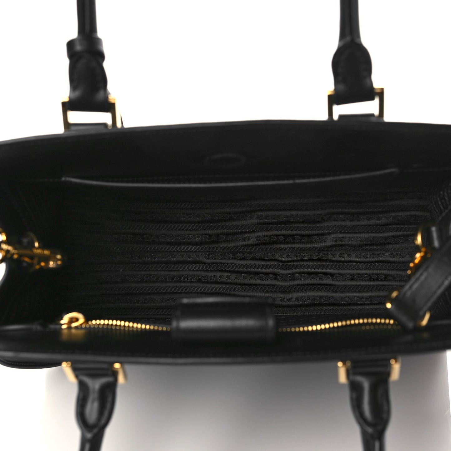 Saffiano Soft Calfskin Large Tote Black