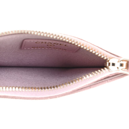 Chanel Caviar Quilted CC Zip Card Holder Light Pink 5 of 7