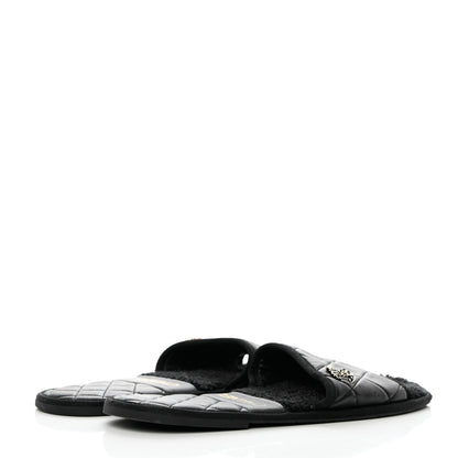 Chanel Lambskin CC Flat Mules M Black 7 of 18