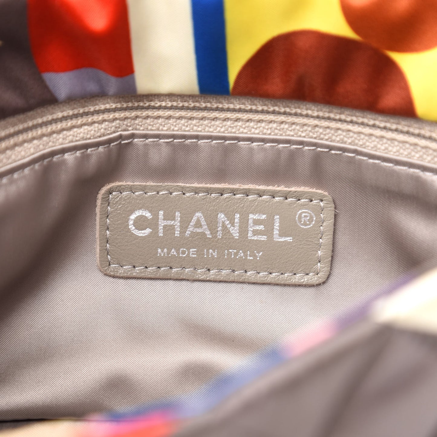 Nylon Printed Mini Coco Color Flap Multicolor