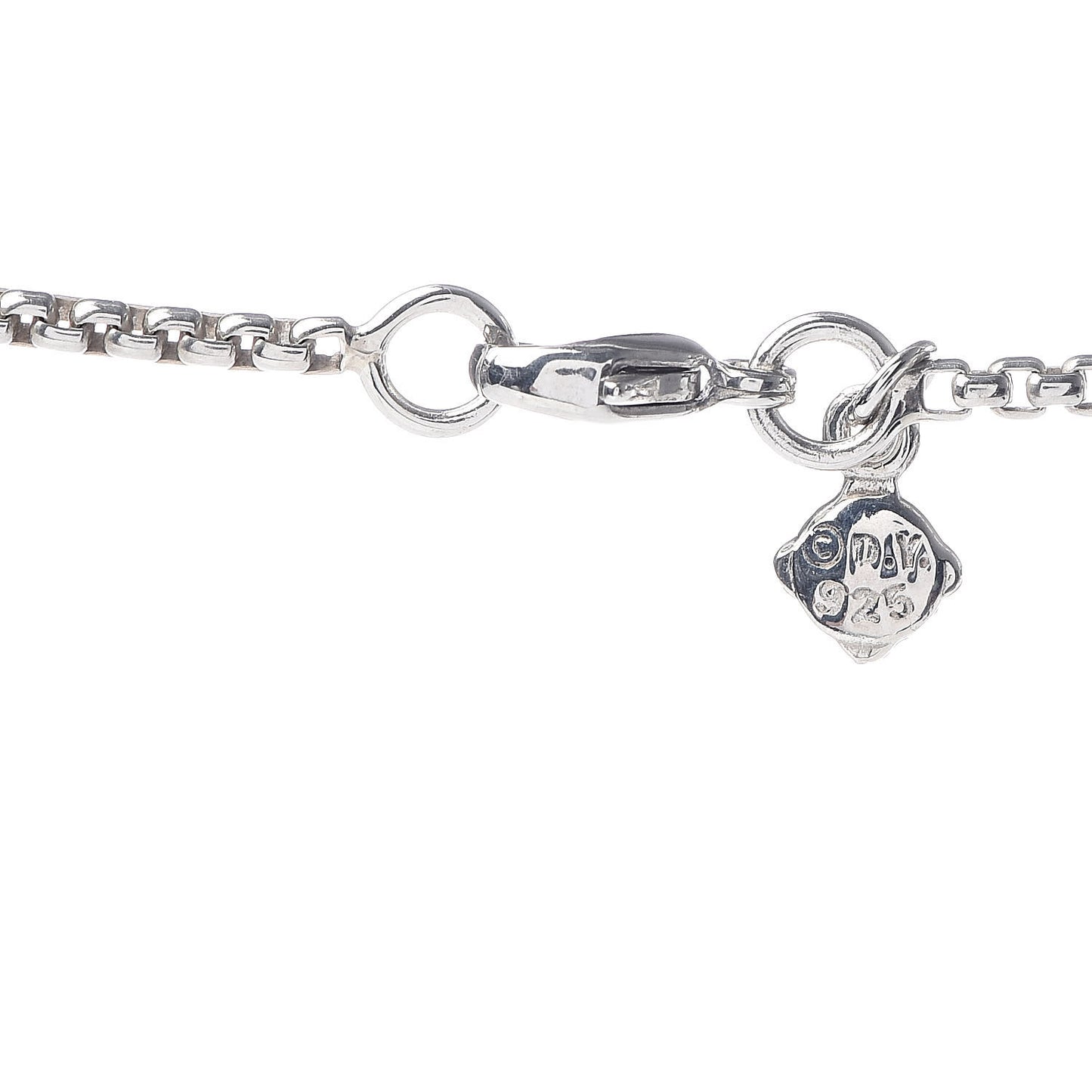 Sterling Silver Prasiolite 14mm Infinity Pendant Necklace
