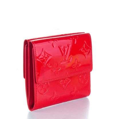 Louis Vuitton Vernis Elise Wallet Rouge 3 of 10