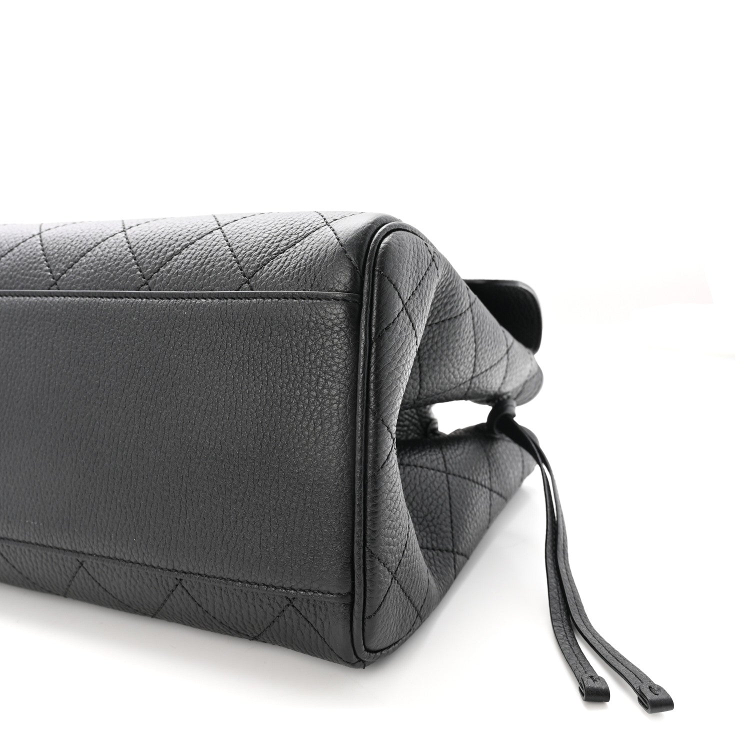 Chanel Grained Calfskin Stitched Urban Essentials Large Shopping Bag Black 10 of 10
