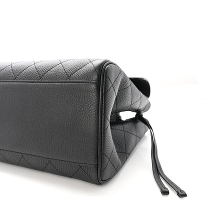 Chanel Grained Calfskin Stitched Urban Essentials Large Shopping Bag Black 10 of 10