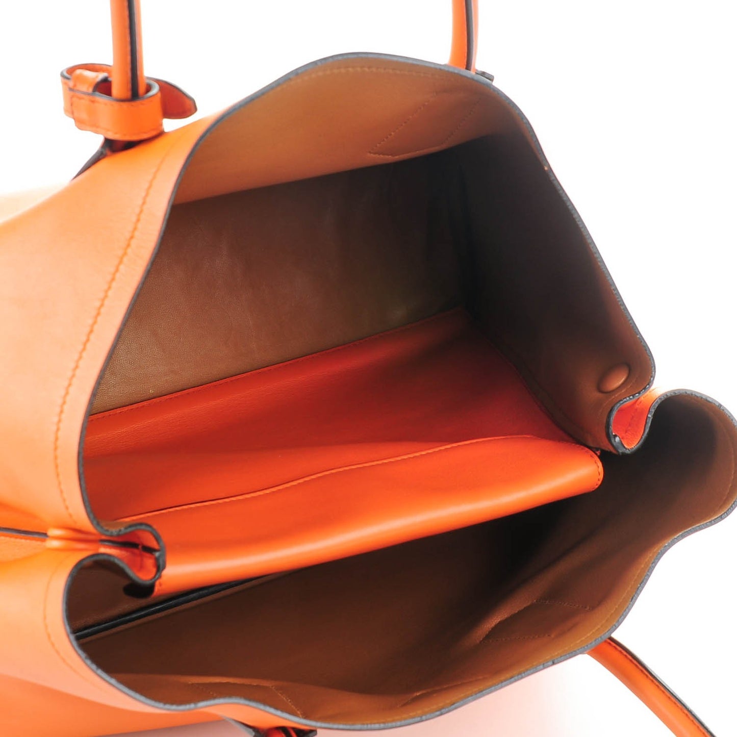 City Calf Double Bag Papaya