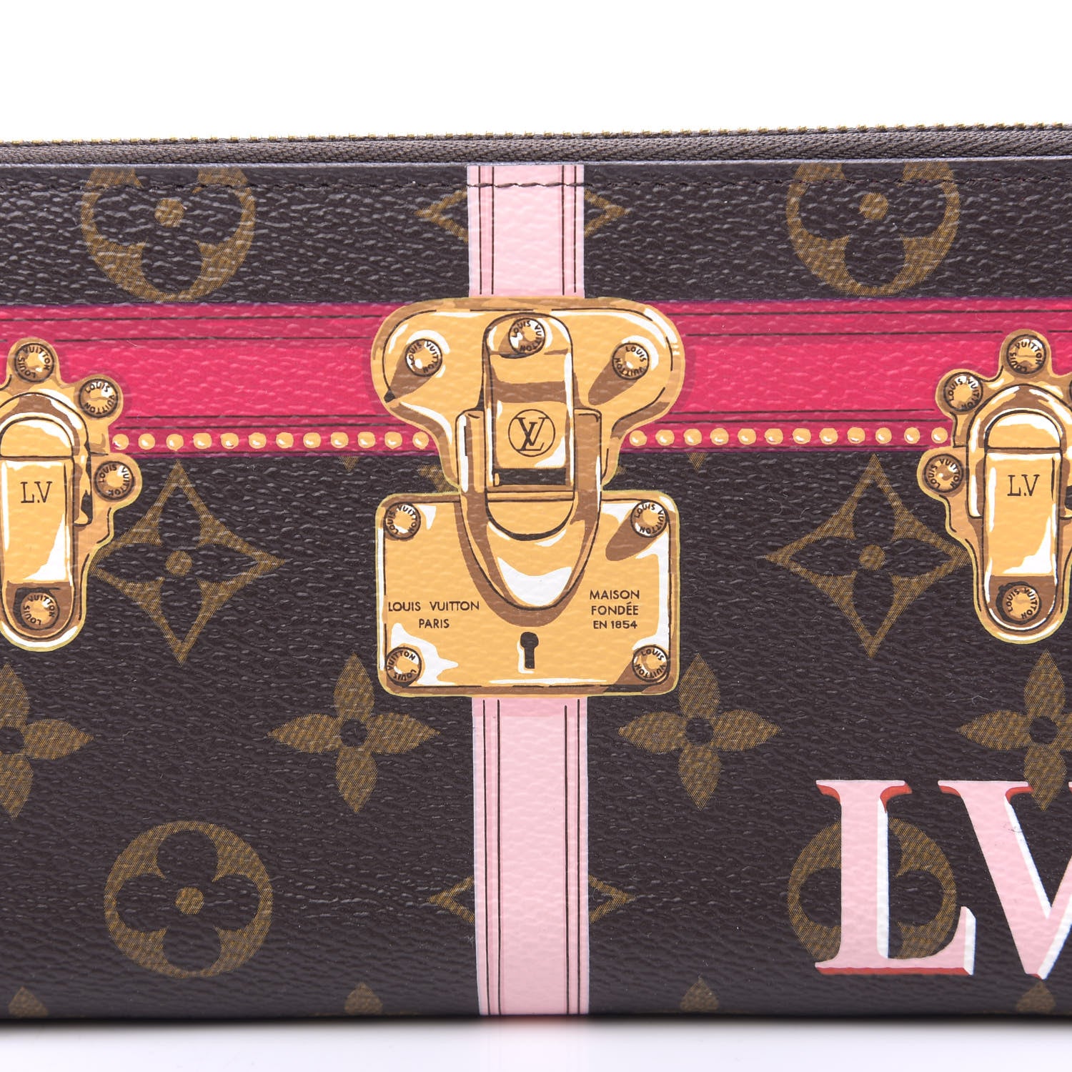 Louis Vuitton Monogram Summer Trunks Zippy Wallet 10 of 10