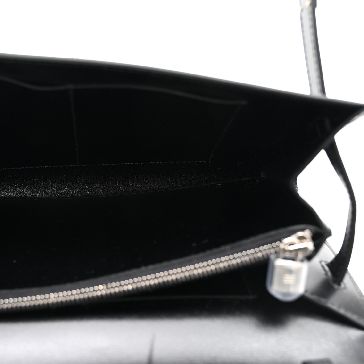 Hermes Box Kelly Wallet To Go Black 5 of 9