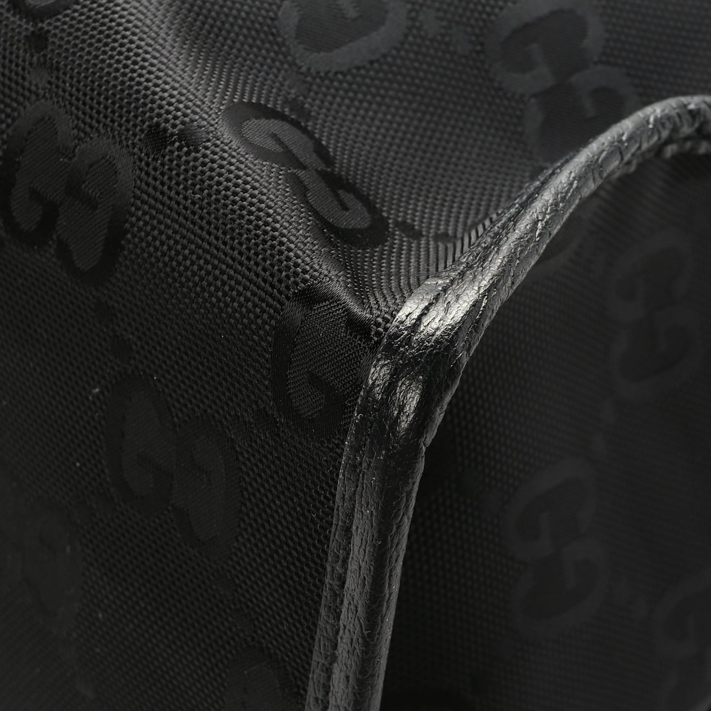 Econyl Nylon Monogram Large Off The Grid Tote Bag Black