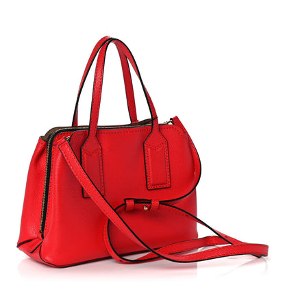 Marc Jacobs Pebbled Calfskin Gotham Bauletto Satchel Red 3 of 11