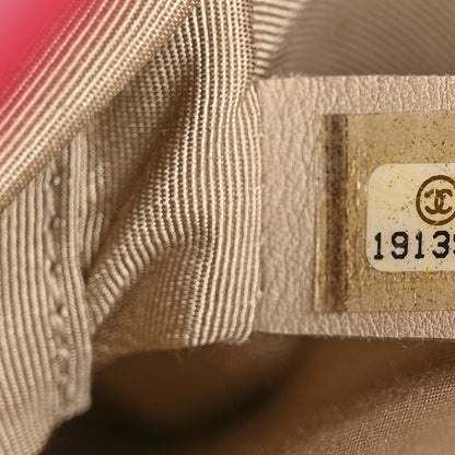 Chanel Lambskin Chevron Quilted New Medium Boy Flap Dark Pink 7 of 12