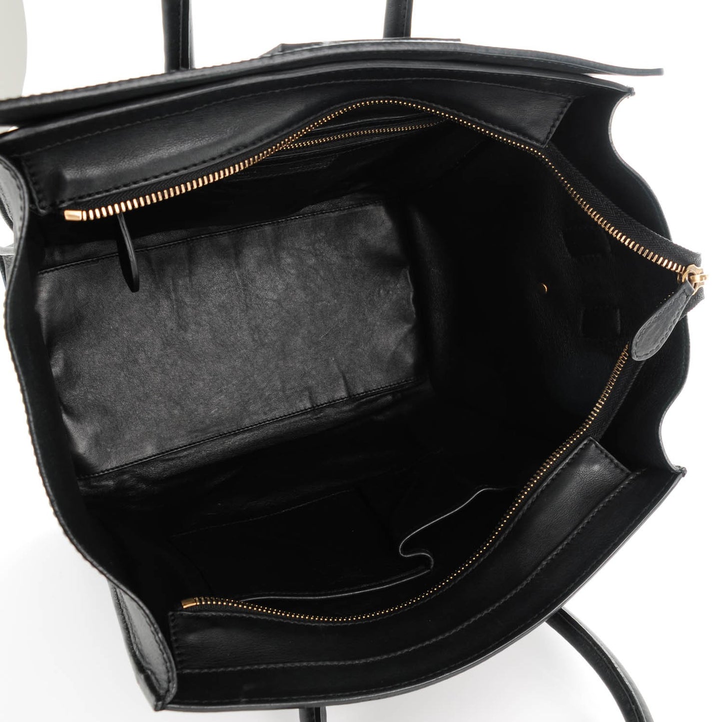Smooth Calfskin Mini Luggage Black