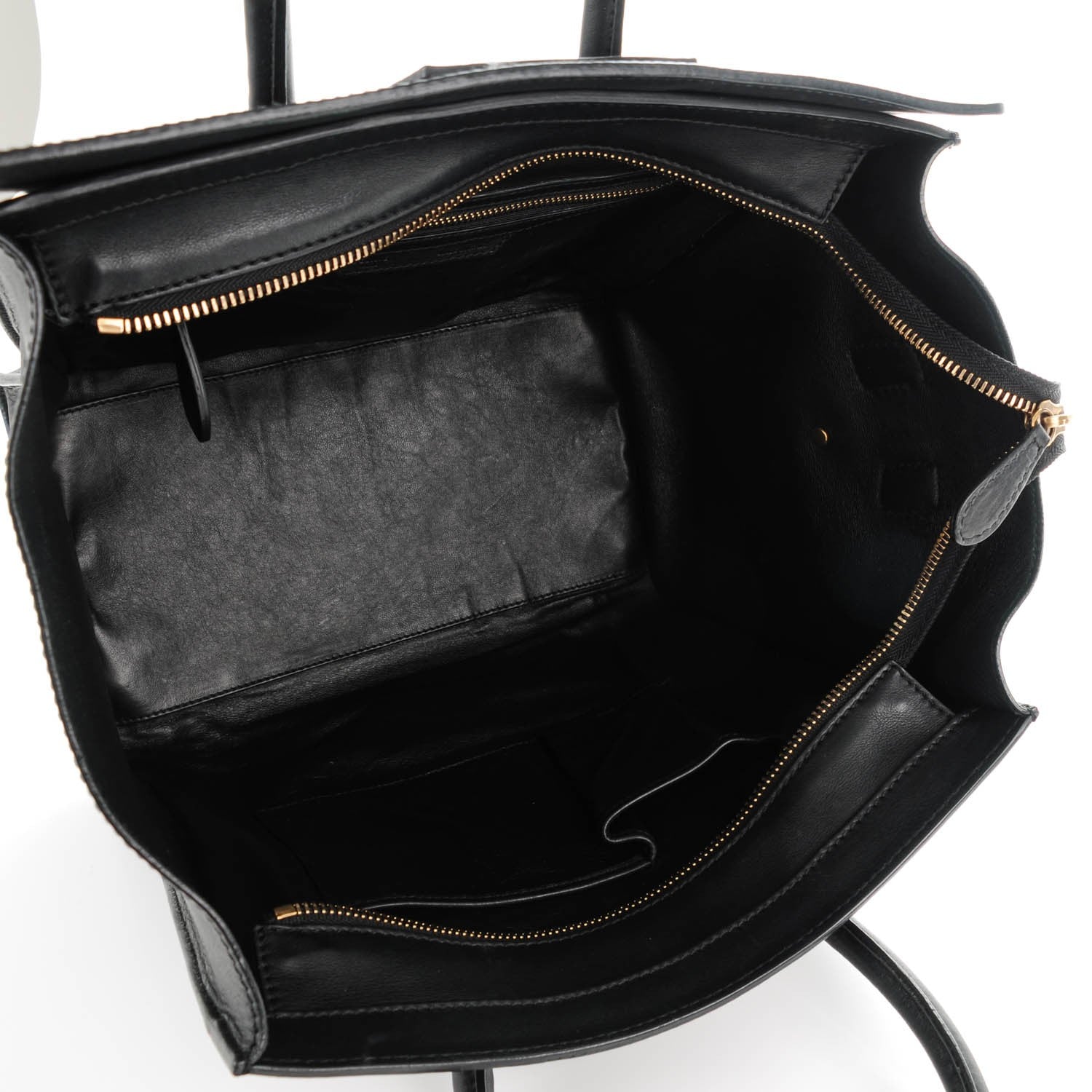 Celine Smooth Calfskin Mini Luggage Black 5 of 8