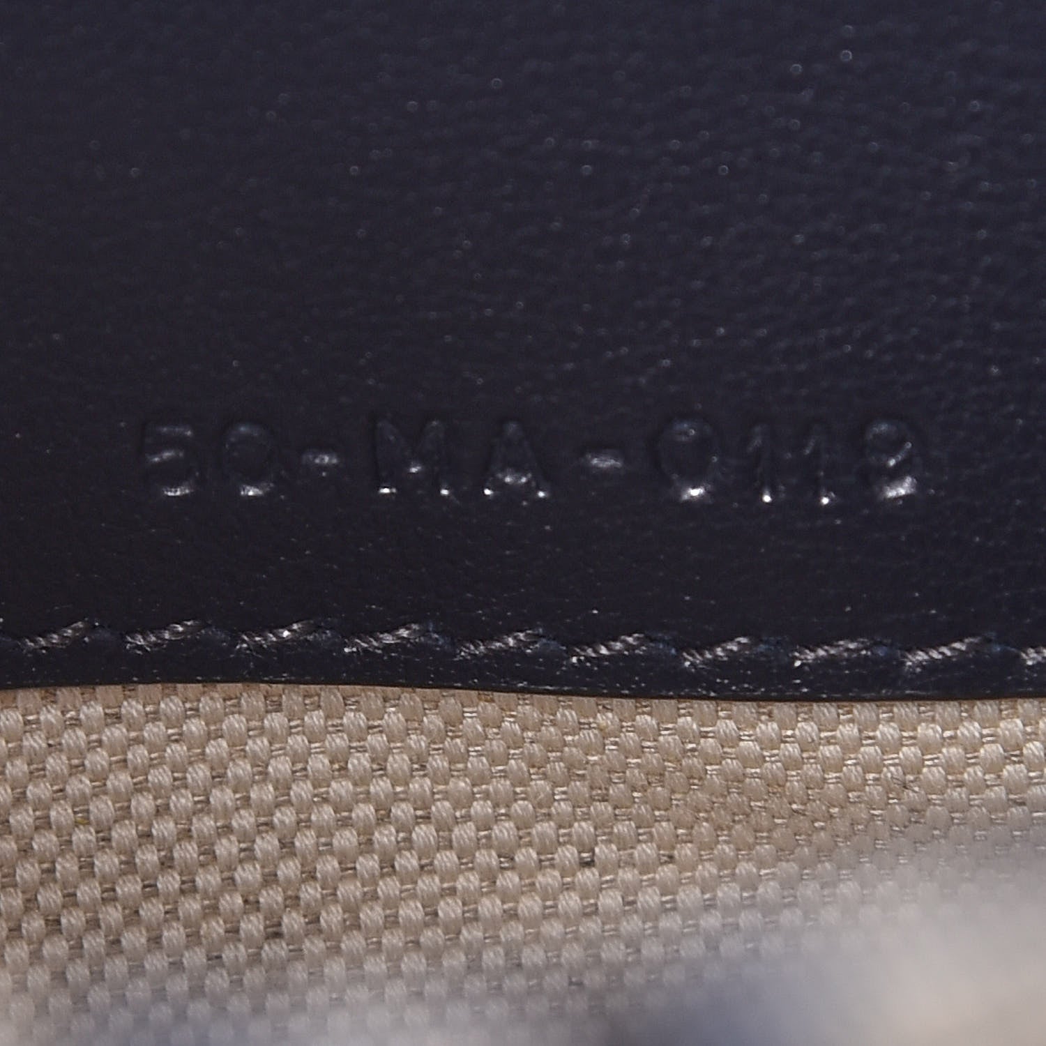 Christian Dior Oblique Saddle Belt Bag Blue 9 of 10