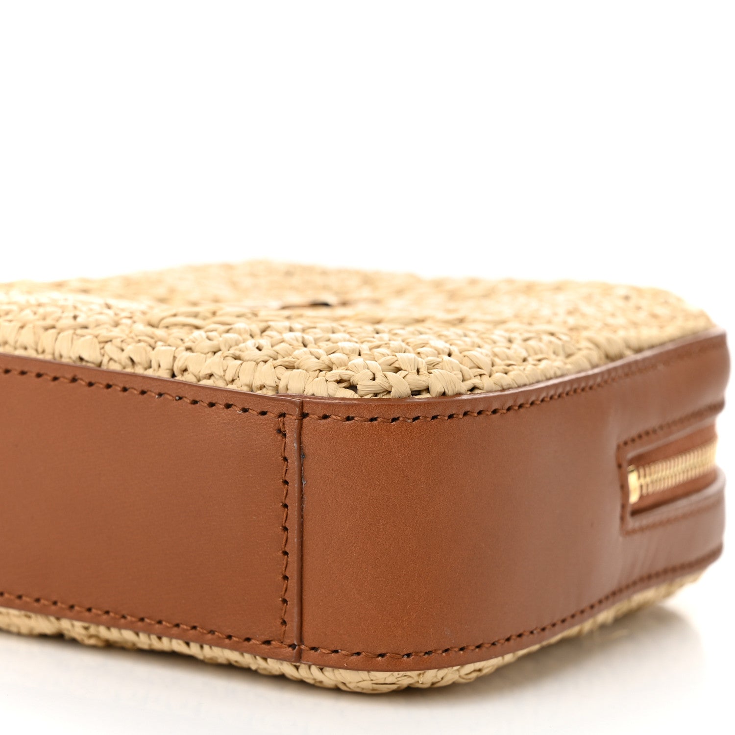 Saint Laurent Raffia Calfskin Monogram Jamie Cube Beige Brick 10 of 11