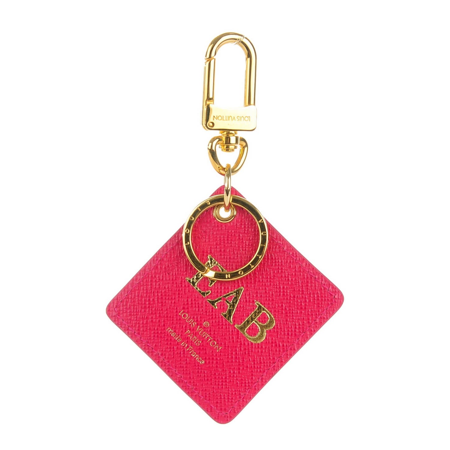 Monogram Illustre Carousel Bag Charm Key Ring Pink