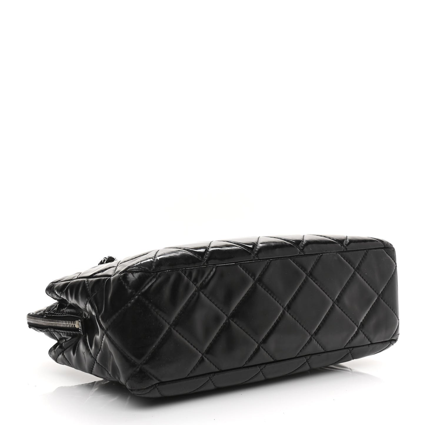 Vinyl Quilted In The Business Tote Black