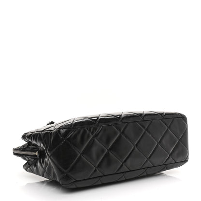 Chanel Vinyl Quilted In The Business Tote Black 4 of 17