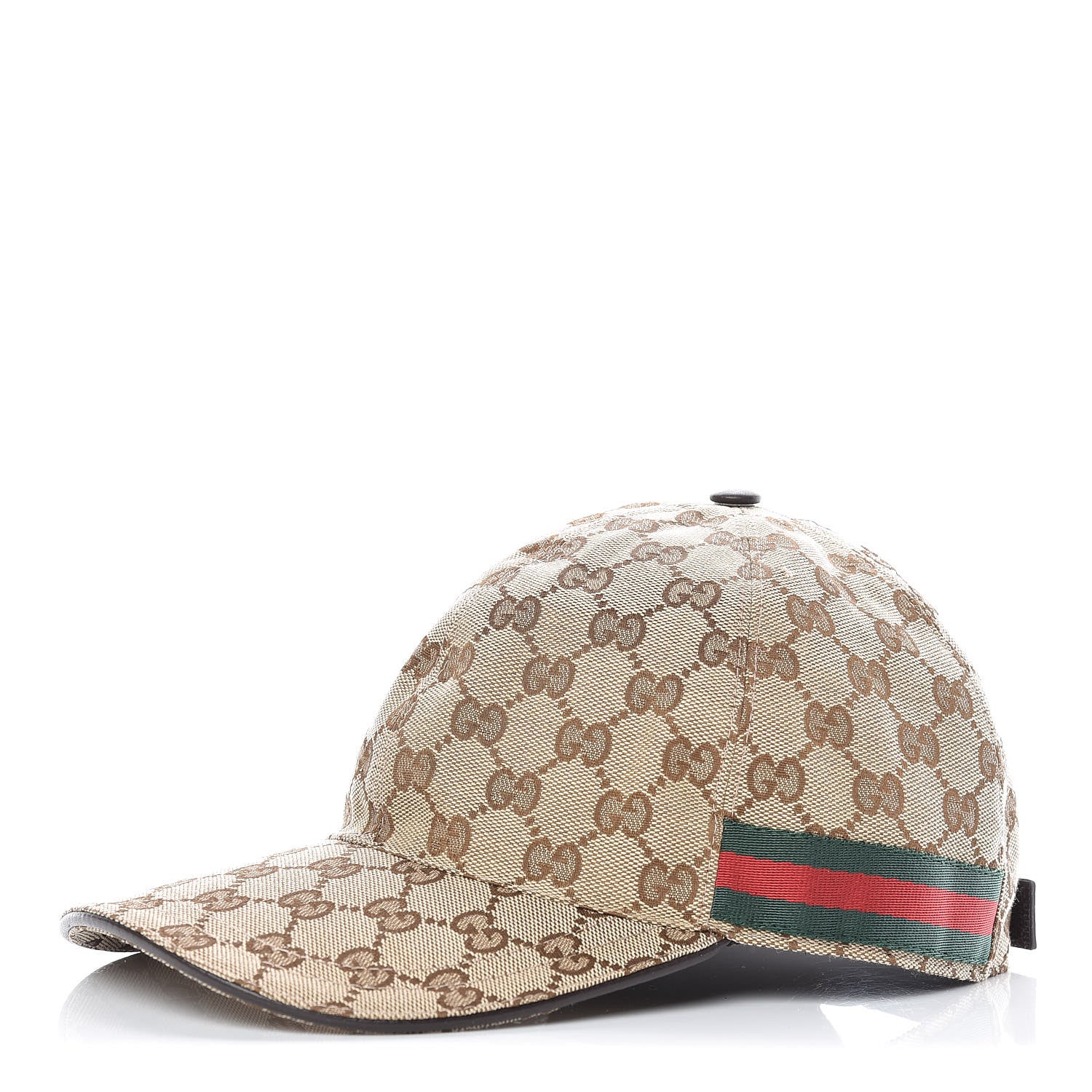 Gucci Monogram Web Baseball Hat M Beige Cocoa 1 of 6
