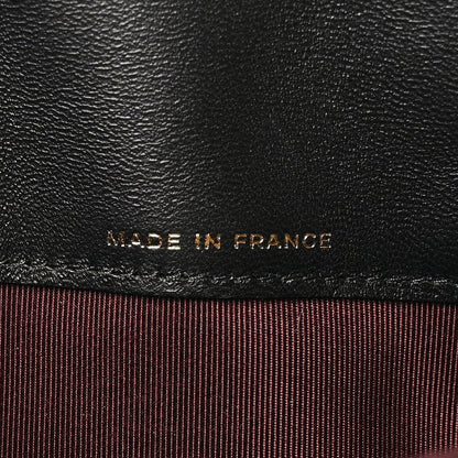 Chanel Lambskin Quilted Large Gusset Flap Wallet Black 7 of 11