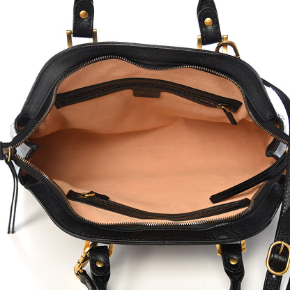 Gucci Calfskin Medium Re(Belle) Top Handle Bag Black 4 of 9