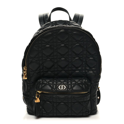 Christian Dior Lambskin Cannage Backpack Black 1 of 9