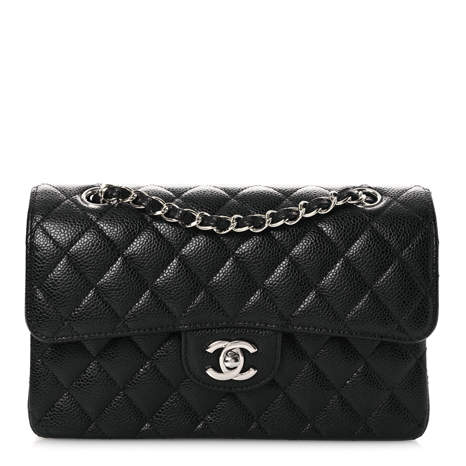 Chanel Caviar Quilted Small Double Flap Black 1 of 10