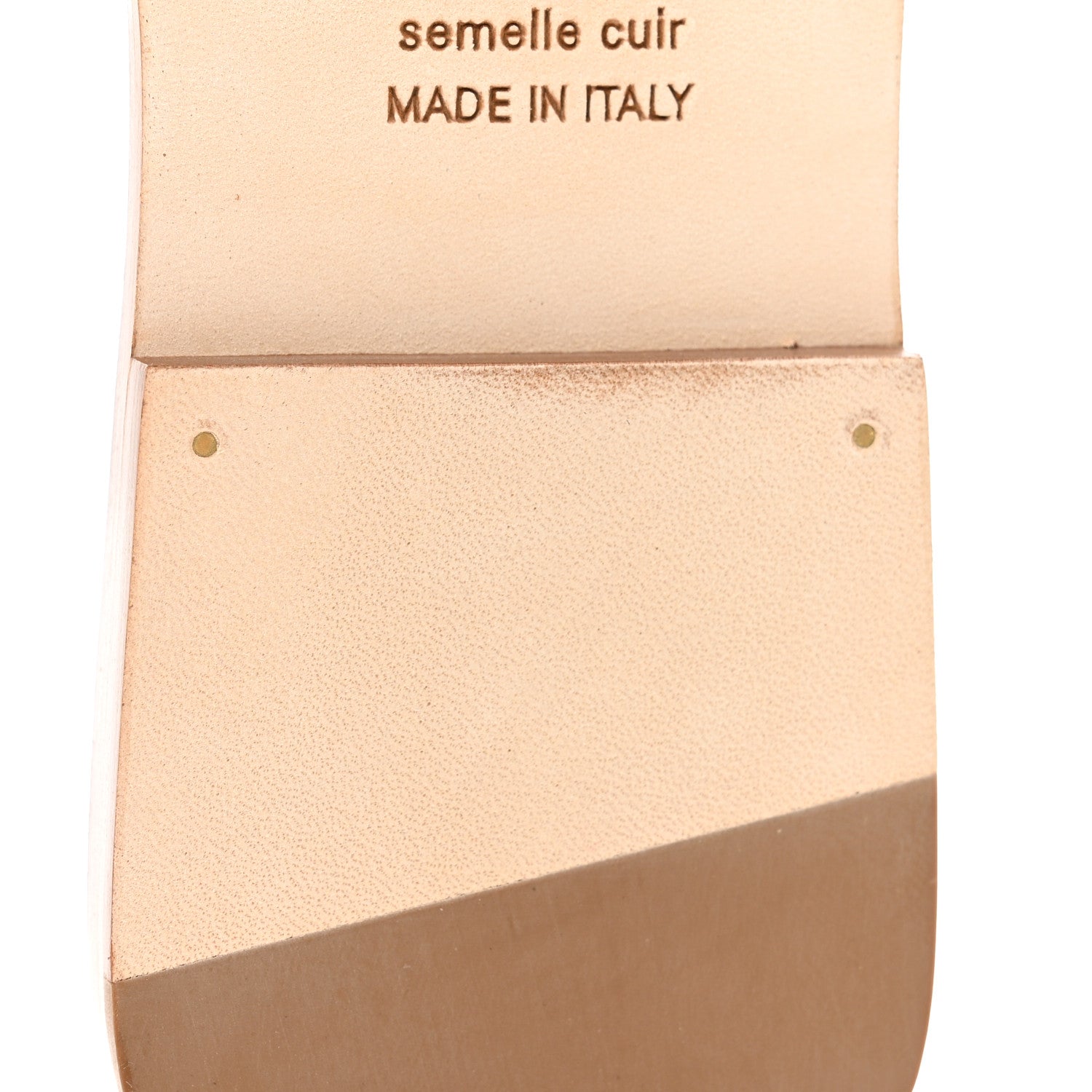 Hermes Box Calfskin Oran Sandals 36 Gold 9 of 10